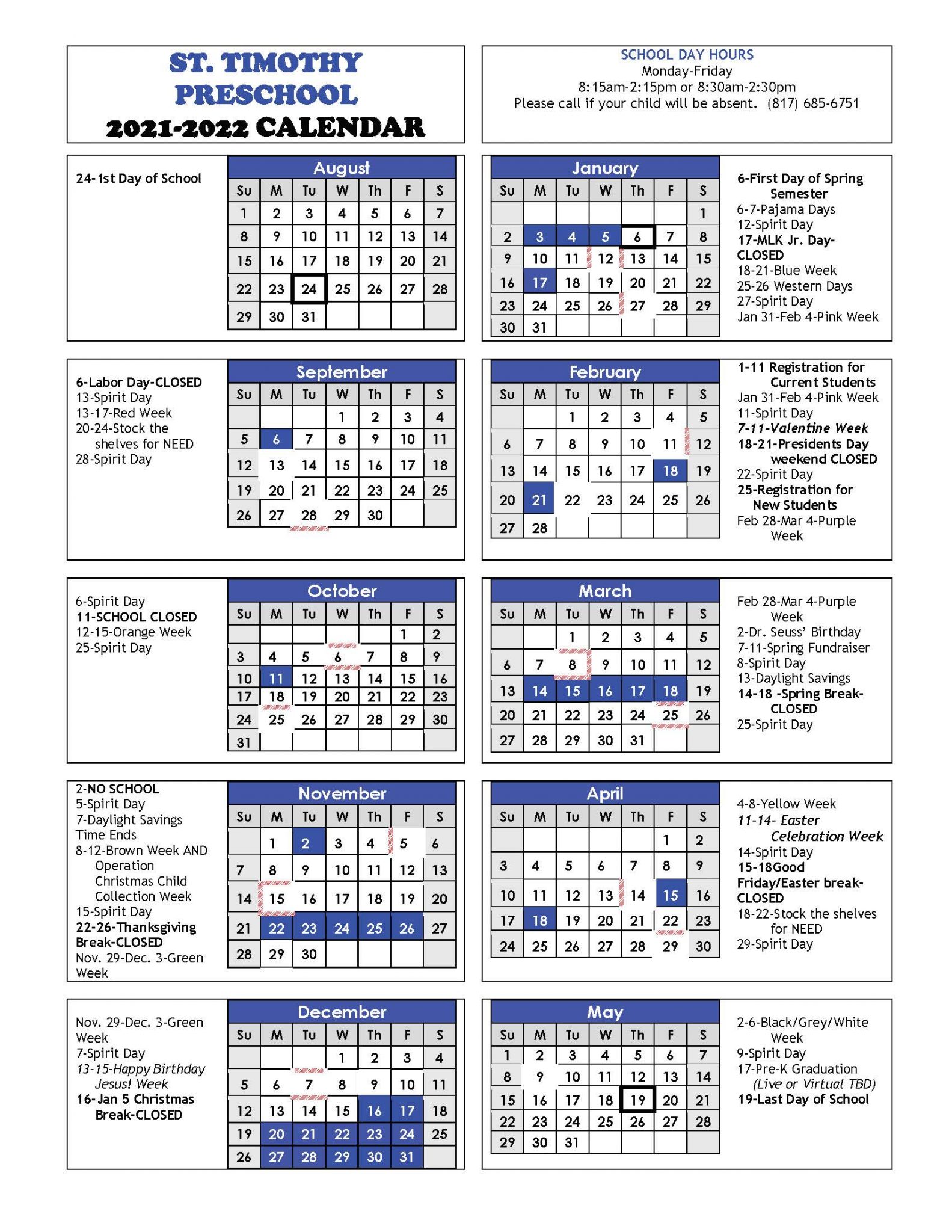 Tcc Academic Calendar 2022 Customize and Print