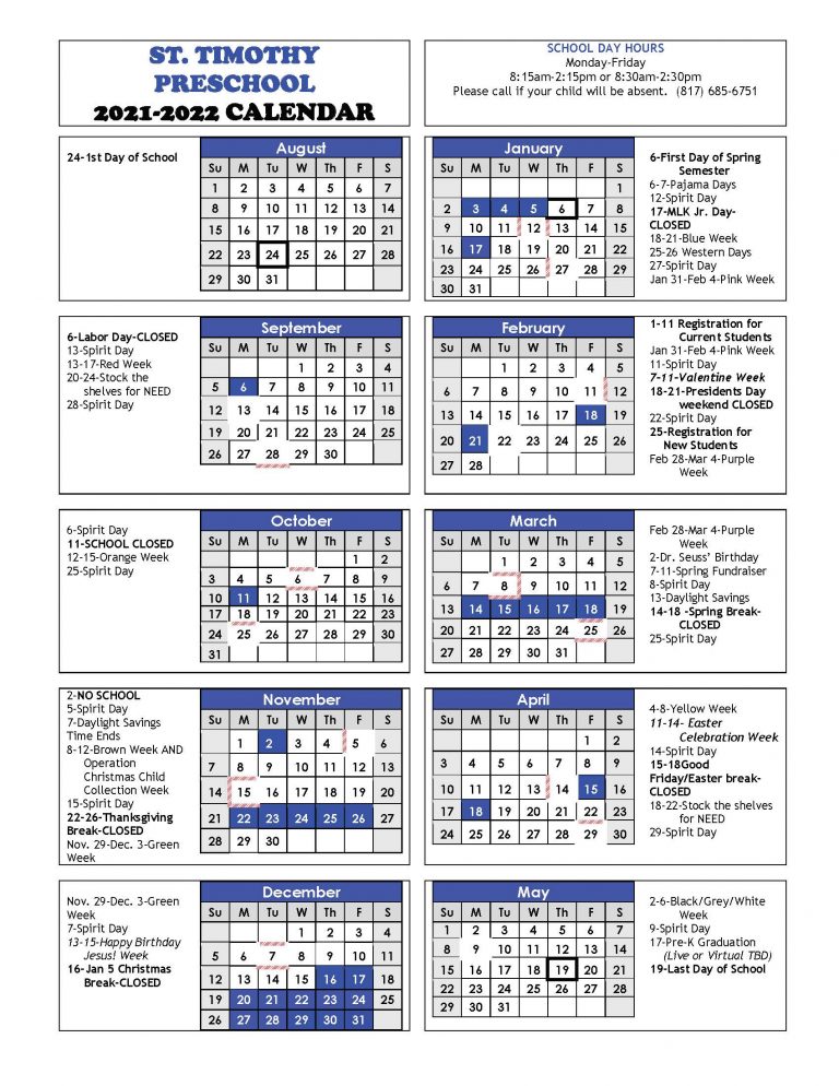 Calendars 2021 2022 Free Printable Excel Templates Riset